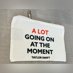A LOT Going On Taylor Swift Jumbo Cosmetic Bag - 11.5" Nylon Makeup